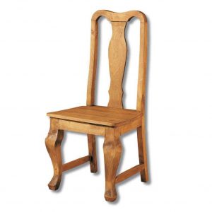 silla de madera estilo colonial