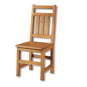 silla de madera colonial