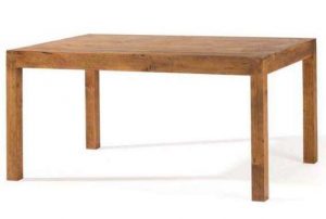 mesa comedor madera rústica y colonial