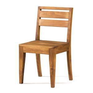 silla de madera recta