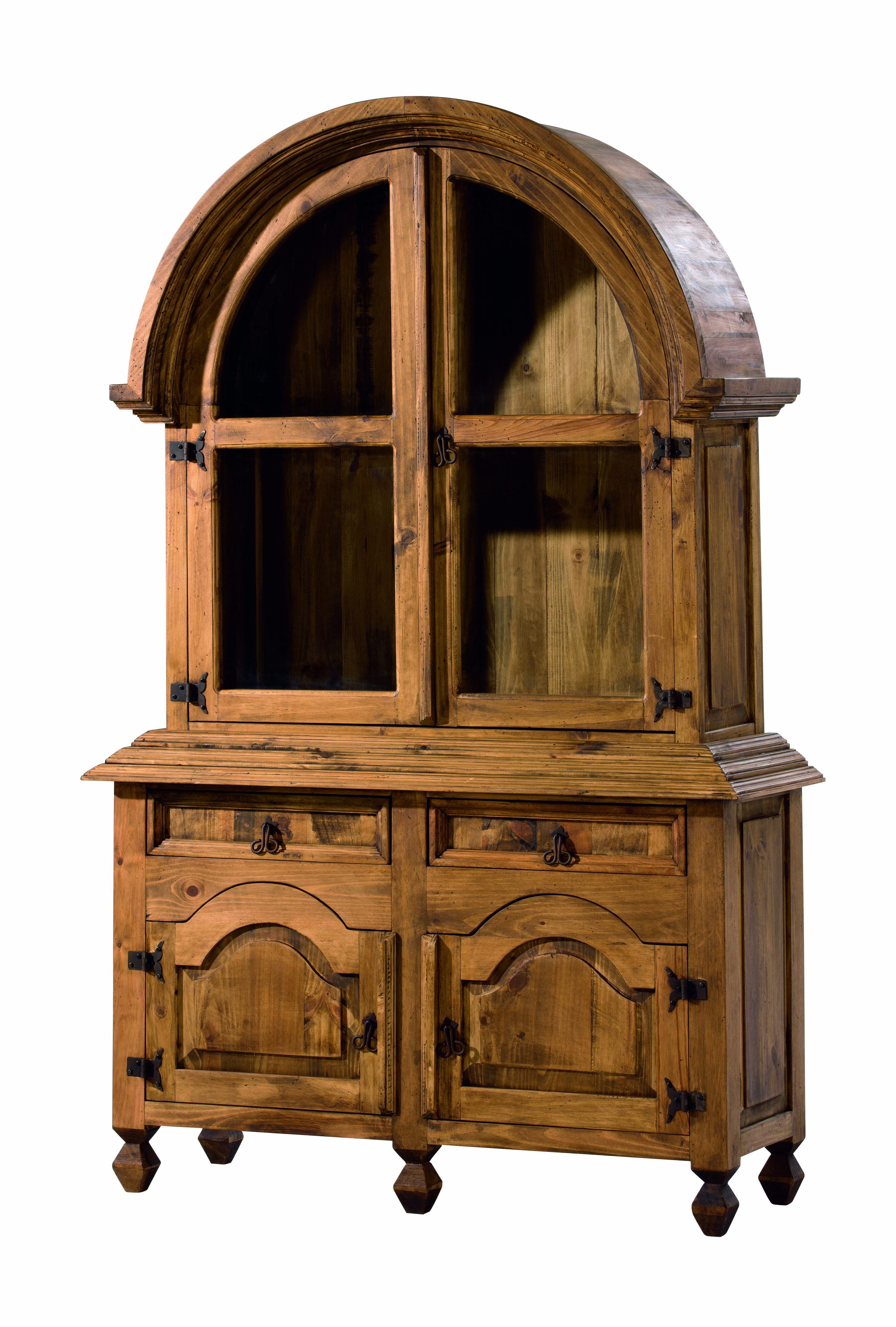 vitrina madera estilo clasico