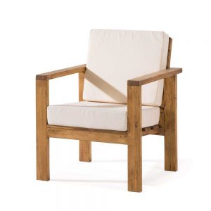 sillón madera moderno 1 plaza