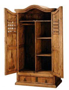 armario de madera rústico