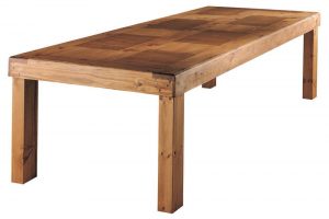mesa comedor madera maciza rustica