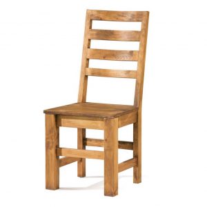 silla de madera maciza
