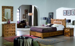 dormitorio de madera estilo clasico