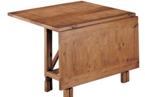 mesa comedor madera rustica extensible