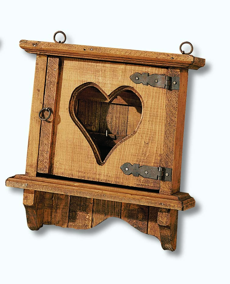 Casita de Corazón Para Llaves - Pieza Decorativa Rústica Llaves – Pallet &  Home Decor