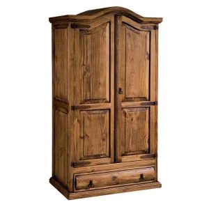 Armario rústico modular de 2 puertas de madera maciza de pino - Blog Myoc:  Muebles rústicos de madera maciza