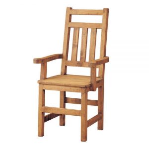 silla comedor madera con brazos