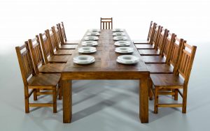 mesa comedor madera rustica