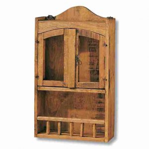 Especiero de madera maciza con 3 cajones y estante - Blog Myoc: Muebles  rústicos de madera maciza