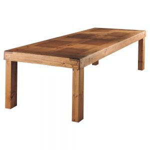 mesa comedor madera maciza rustica