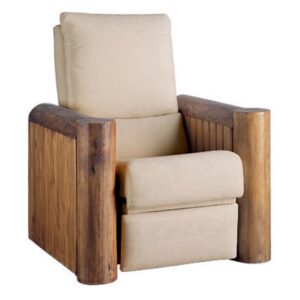 sillón reclinable de madera
