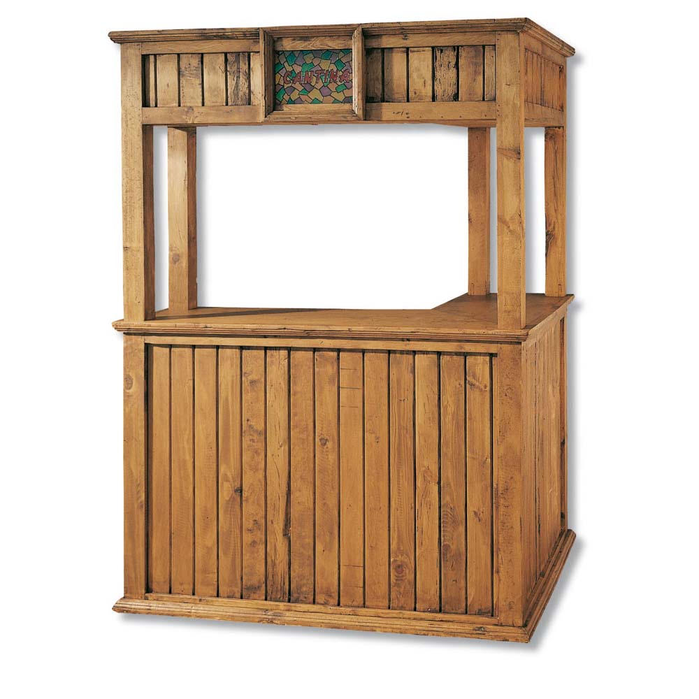 mueble bar de madera