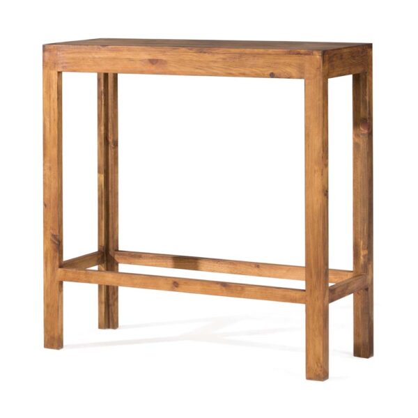 mesa bar rústica madera