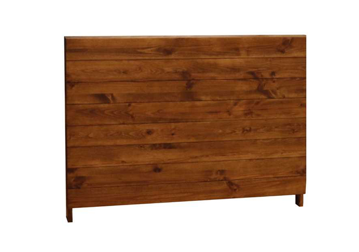 Cabecero de madera rústico con tablas horizontales 65418