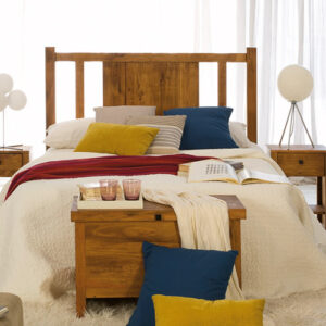 dormitorio rústico madera