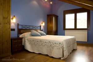 dormitorio madera rústica